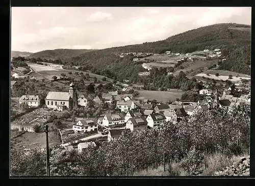 AK Heiligkreuzsteinach /Heidelberg, Luftkurort aus der Vogelschau