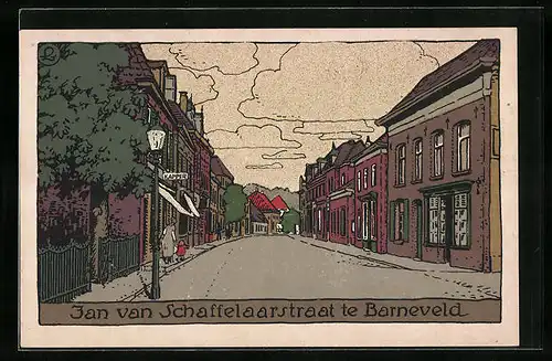 Steindruck-AK Barneveld, Jan van Schaffelaarstraat