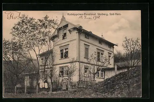 AK Stolberg /Süd-Harz, Rotkäppchen-Pensionat