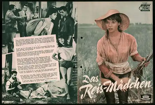 Filmprogramm DNF, Das Reismädchen, Elsa Martinelli, Folco Lulli, Michel Auclair, Regie: Raffaello Matarazzo