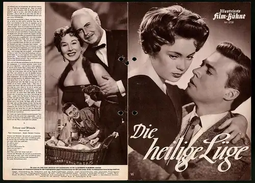 Filmprogramm IFB Nr. 2739, Die heilige Lüge, Hans Nielsen, Alice Treff, Karlheinz Böhm, Regie: Wolfgang Liebeneiner