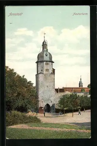 AK Arnstadt, Ansicht Neutorturm