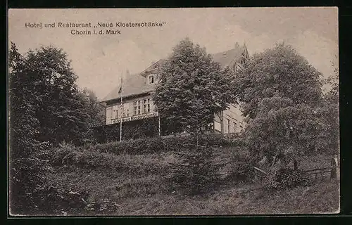 AK Chorin /Mark, Hotel und Restaurant Neue Klosterschänke