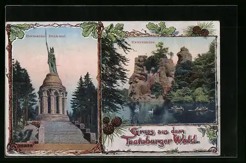 AK Teutoburger Wald, Hermanns-Denkmal und Externsteine