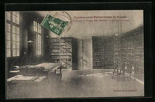 AK Fresnes, Établissements Pénitentiaires, Bibliothéque à l'Usage des Détenus