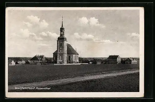 AK Rosenthal, Partie vor der Kirche