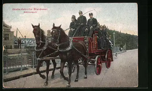 AK Amsterdamsche Brandweer, Koolzuurspuit, Feuerwehr