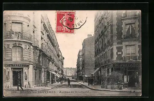 AK Bécon-les-Bruyères, Avenue de la Liberte