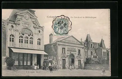 AK Colombes, Le Cercle et la Bibliotheque