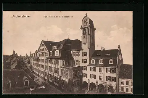 AK Aschersleben, Fabrik von H. C. Bestehorn