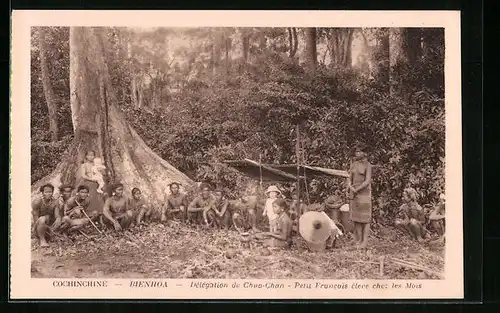 AK Bienhoa, Delegation de Chua-Chan - Petit Francais clere chez les Mois