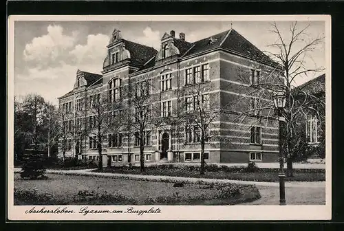 AK Aschersleben, Lyzeum am Burgplatz