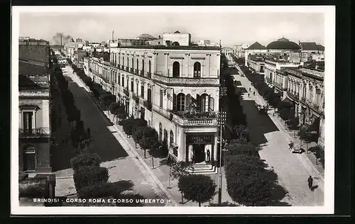 AK Brindisi, Corso Roma e Corso Umberto I.