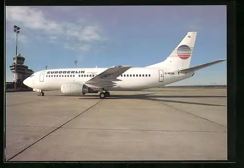 AK Flugzeug Boeing 737-300 der Euroberlin France Flotte am Flughafen Tegel