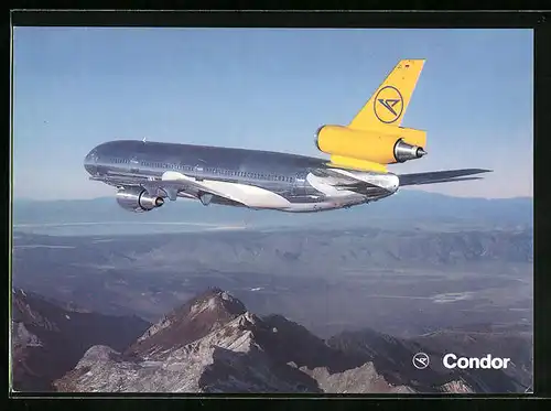 AK Flugzeug DC 10-30 von Condor in der Luft