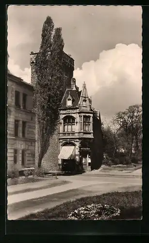 AK Aschersleben, Ansicht von der Augustapromenade