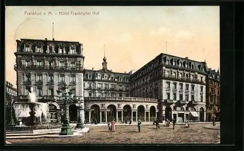 AK Frankfurt /Main, Hotel Frankfurter Hof