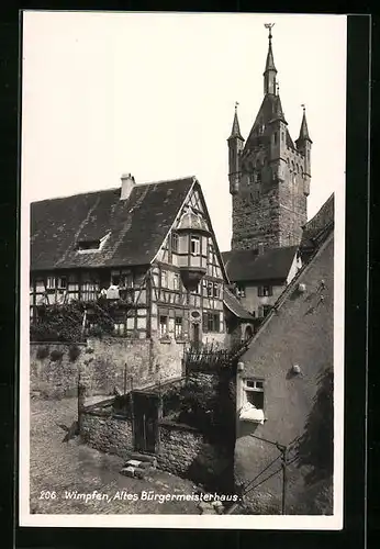 AK Wimpfen, Altes Bürgermeisterhaus