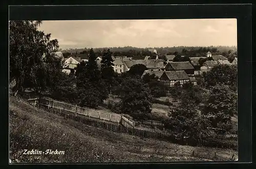 AK Zechlin-Flecken, Blick gegen Ort