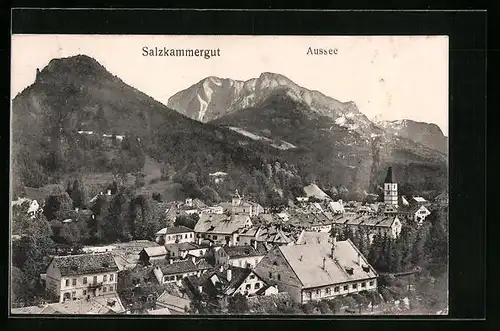 AK Bad Aussee, Salzkammergut, Teilansicht