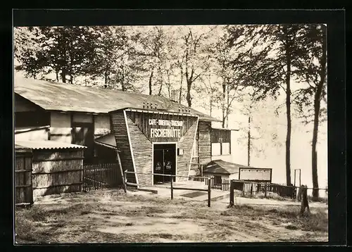 AK Ückeritz /Usedom, Cafe-Oriental-Tanzbar Fischerhütte