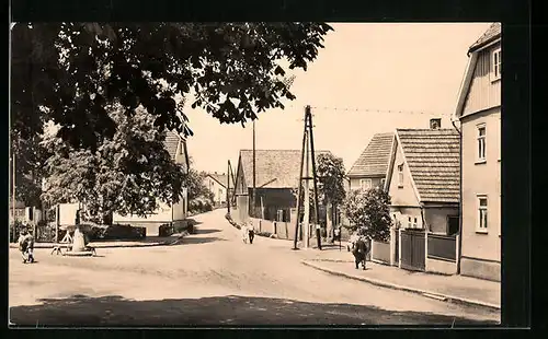 AK Crawinkel /Kr. Arnstadt, Ernst-Thälmann-Platz