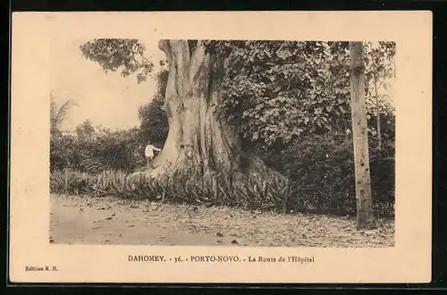 AK Dahomey, Porto Novo, La Route de l`Hopital