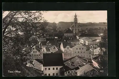 AK Tann /Nbay., Ortsansicht aus der Vogelschau