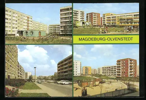 AK Magdeburg-Olivenstedt, Strasse der Solidarität, Strasse des X. Parteitags, Parkweg