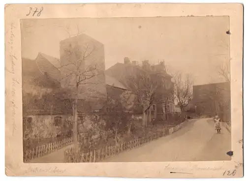 Fotografie unbekannter Fotograf, Ansicht Aschersleben, Luisenpromenade mit dem Beysesche Turm