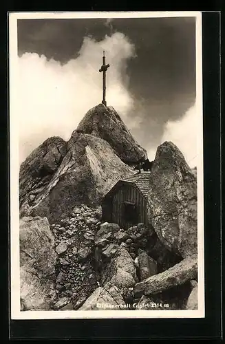 AK Ellmauerhalt Gipfel, Gipfelkreuz