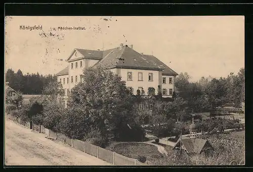 AK Königsfeld, Blick zum Mädchen-Institut