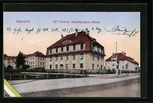 AK Bautzen, Inf.-Kaserne Maschinengewehr-Kompanie