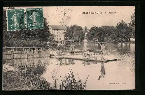 AK Bessy-sur-Cure, Le Moulin