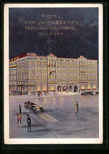 AK München, Hotel Vier Jahreszeiten, Maximilianstrasse 4