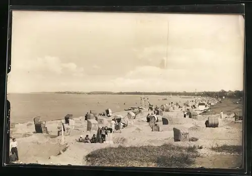 Fotografie unbekannter Fotograf, Ansicht Timmendorf, Partie im Strandbad