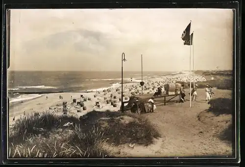 Fotografie unbekannter Fotograf, Ansicht Kampen / Sylt, Strandbad mit n