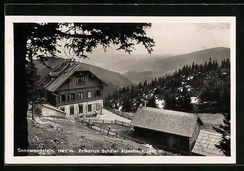 AK Sonnwendstein, Friedrich Schüler Alpenhaus