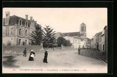 AK Champtoceaux, L`Eglise et la Mairie