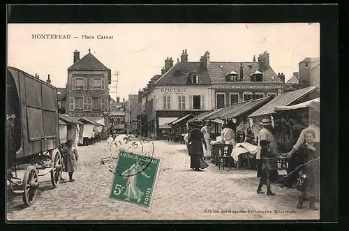 AK Montereau, Place Carnot