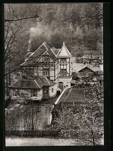 AK Bollberg, Betriebsferienheim Papiermühle des VEB Schuhkombinat Banner des Friedens Weissenfels