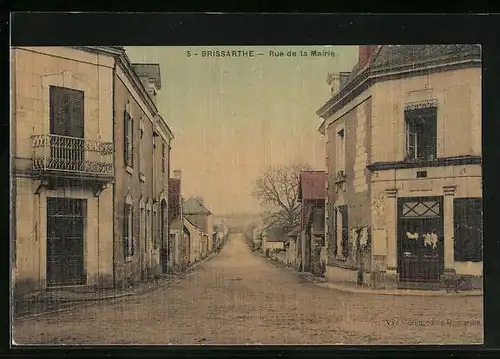 AK Brissarthe, Rue de la Mairie