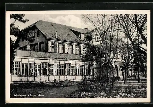 AK Friedensau, Sanatorium