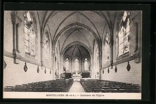 AK Montilliers, Interieur de l`Eglise