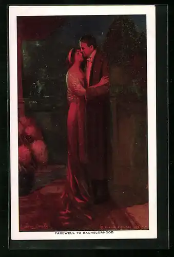 Künstler-AK Delphin Enjolras: Farewell To Bachelorhood