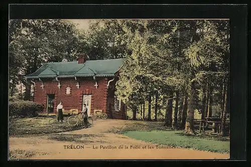 AK Trélon, Le Pavillon de la Folie et les Tonnelles