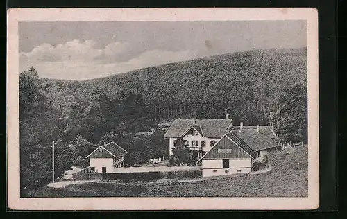 AK Salzungen i. Th., Wald-Restaurant und Pensionshaus Grundhof