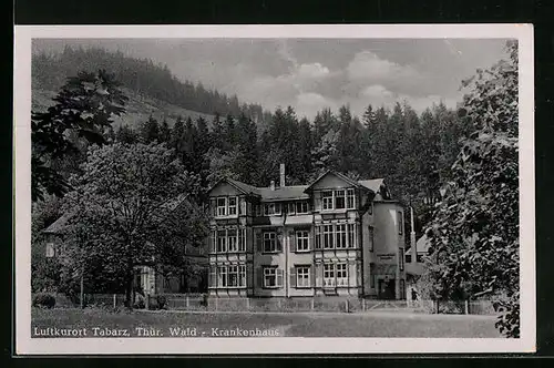 AK Tabarz /Thür., Blick auf das Waldkrankenhaus