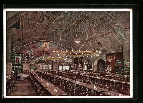 AK München, Hofbräuhaus, Festsaal