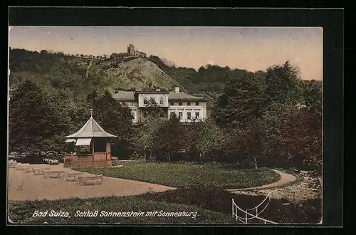 AK Bad Sulza, Schloss Sonnenstein mit Sonnenburg